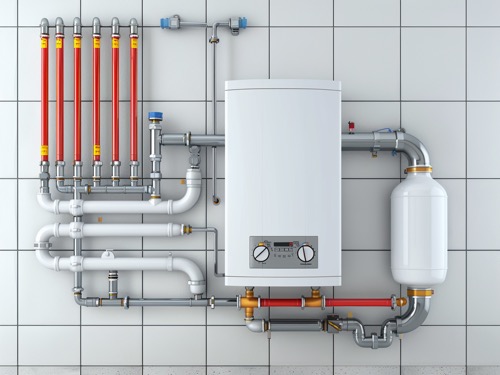 Установка котлов