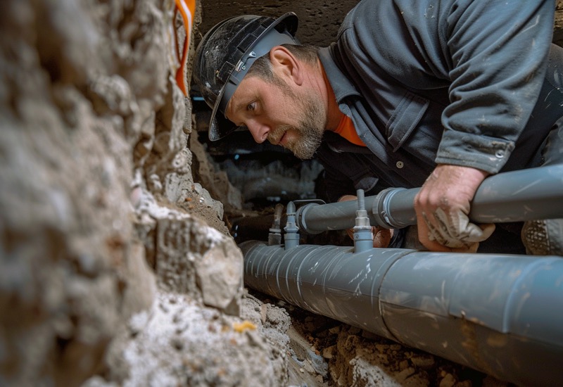 Монтаж канализации в частном доме под ключ